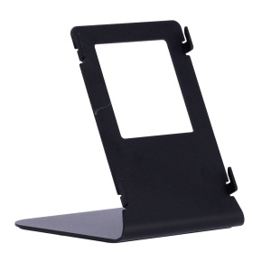 Suporte de mesa - Específico para videoporteiros - Compatível com o monitor AK-C313 e AK-C315 - Orifícios de conexão - Medidas: 115 (Al) x 124 (Lg) x 90 (Fd) mm - Fabricado em alumínio