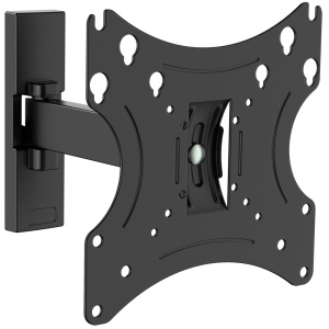 Suporte de parede com braço - Peso suportado 20 Kg - VESA 200x200 mm - Distância à parede de 75 ~ 233 mm - Inclinação -15º ~ +15º - Giro -90º ~ -90º