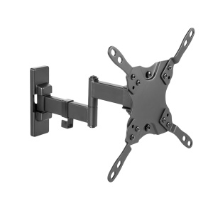 Suporte de parede com braço - Peso suportado 20 Kg - VESA 200x200 mm - Distância à parede de 60 ~ 273 mm - Inclinação -12º ~ +5º - Giro -90º ~ -90º