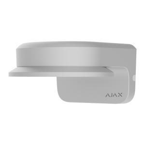 Suporte - Para câmaras Bullet, Turret e Dome Ajax - Apto para uso exterior - Instalação na parede ou num poste - Cor: branco | 86 × 136 × 174 mm | 630 g