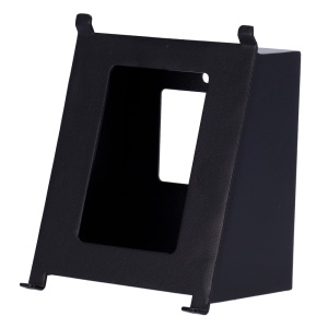 Suporte para videoporteiro - Compatível com monitores de série AK-S563 sem "-S" - Medidas: 99 (Al) x 93 (Lg) x 60 (Fd) mm - Fabricado em alumínio - Montagem em superfície em ângulo - Fácil instalação