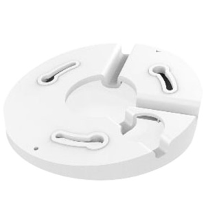 Support de plafond incliné - pour les chambres à dôme - ajustées pour une utilisation intérieure - Couleur blanche - plastique
