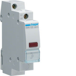 SVN122 - Bandera LED encarnar 230V AC HAGER Ean:3250615721624