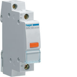 SVN133 - Bandera LED naranja 12/48V AC/DC HAGER Ean:3250615725493