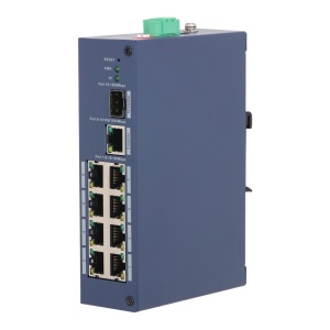 Switch gestionable L2 con 8x RJ45 y 2x Uplink - 8 puertos de red local a 10/100 Mbps - Uplink dual: 1x RJ45 Gigabit y 1x SFP Gigabit - Gestión dual mediante entorno Web y Nube - Aislamiento de puertos físicos por hardware - Modo Gestionado o Plug&amp;Play