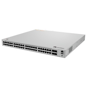 Switch PoE+ gestionable L3 - 48 puertos Gigabit PoE+ y 4 puertos 10GE SFP+. - Presupuesto PoE masivo de hasta 1680 W - Fuentes modulares redundantes extraíbles - Soporte iStack y redundancia de anillo ERPS - Gestión avanzada vía Web, CLI, SNMP y Cloud.