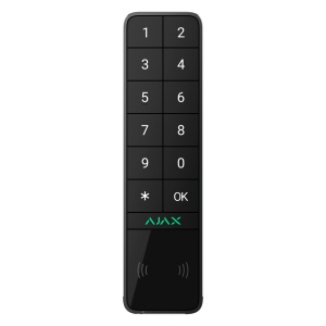 Teclado para exterior IP66/IK08 com leitor RFID - Ativação/desativação total ou em grupo - Autenticação: códigos, leitor RFID ou Bluetooth - Indicação sonora e LED - Controlo dos cenários de automatização - Certificado grau 2