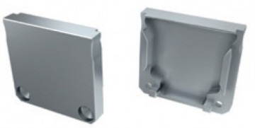 Topo Plastico Silver P/Perfil DUBLIN