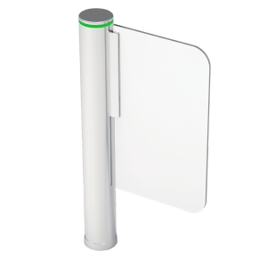Torniquete de acesso bidirecional - Porta individual motorizada - Horários, alarmes e modos de abertura - Dimensões de passo 800 mm | 5.000.000 ciclos - Fabricado em aço inoxidável SUS304 - Compatível com sistemas de terceiros