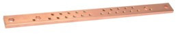 UC844E - Barra de cobre perf. M10 50x10 l.1750 HAGER EAN:3250616110045