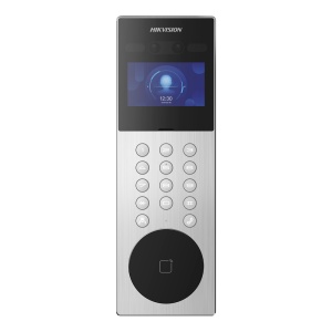 Videoporteiro IP para apartamentos - Câmara 2 Mpx | Áudio bidirecional - Reconhecimento facial, cartão MF e PIN | 2 relés - Aplicação móvel através do monitor - Ecrã TFT 4.3" e teclado 500 apartamentos - Montagem integrada | IP65