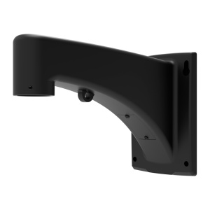 Wall support - for motorized domes - fit for use abroad - black color - cable dowel
