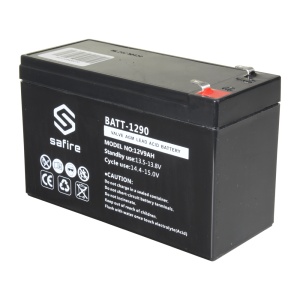 Wiederaufladbarer Akku – AGM-Blei-Säure-Technologie – Spannung 12 V – Kapazität 9,0 Ah – 100 x 151 x 65 mm / 2570 g – Zur Sicherung oder direkten Verwendung