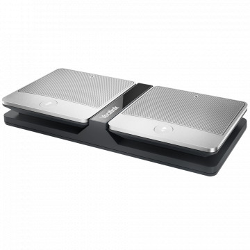 Wireless microphone - 3m and 360º catchment range. - 100Hz -7 kHz frequency range - Mute button with LED indicator - accessory for the system. YEALINK teams