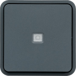 WNA021 - Cubyko - Wechselrichterschaltfläche mit Zeichen, Hager Ean Gray: 3250617174213