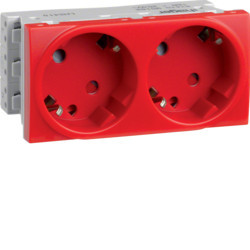 WS182 - sistema Schuko par, interno.MEC., encarnar HAGER Ean:3250617081825