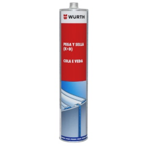 WURTH 08901001 - Cola estrutural, Cola e Veda BRANCO