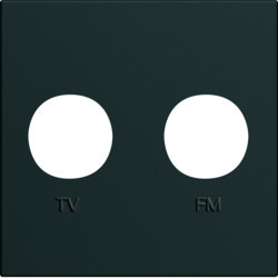 WXD253N - Galerie 2M Mirror TV + FM, Black Hager Ean: 3250617190855