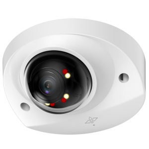X-Security Mini-Dome-IP-Kamera – 4 Megapixel (2688 x 1520) – 2,8 mm festes Objektiv – WDR 120 dB | Dual Light (IR 30 m und weißes Licht 30 m) – WizSense, mit Klassifizierung von Personen und Fahrzeugen – MicroSD 256 GB / IP67 &amp; IK10