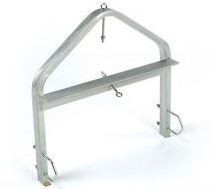 Zink Mast Support+RPR verstärkte Schornstein [396 x 402 mm]