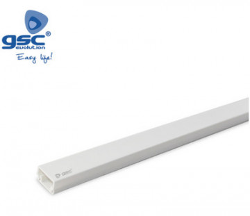 000300611 - 8436039206113Mini canal eléctrico adhesivo blanco 2M 10x15mm