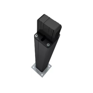 001Delta -BN - 8050456007650 - Black Anodized Aluminum Columna H =