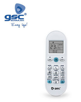 002402012 - 8433373020122Controle remoto universal para ar condicionado