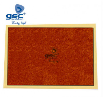 003802775 - 8433373027756Feltro adhesivo cuadrado 100x85mm - Marrón
