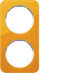 10122339 - R.1 - quadro x2, Acrílico laranja/branco HAGER EAN:4011334400035