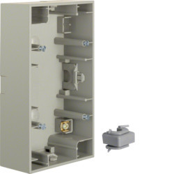 10427004 - K.1 / K.5 - Boîte de surface x2, Lac en acier inoxydable Hager: 4011334275664