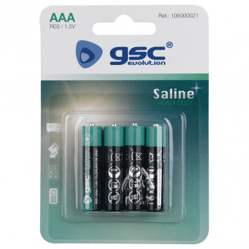 106000021 - 8433373070530Kochsalzbatterie GSC Evolution R03 (AAA) Blister 4u