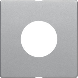 11246084 - Q.X - Mirror button E10, Aluminum Hager EAN: 4011334442974