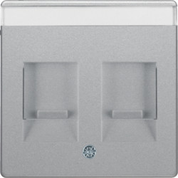 11816084 - q.x - esp. Double RJ P.-Etiq., Aluminium Hager Ean: 401133443032