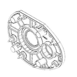 119RICX026 - 8050456030702 - FLANGE ESQUERDA - C-BX
