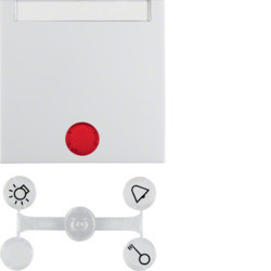 16288989 - S.1/B.x - llave p-ETIQ. c/mostrar, blanco HAGER Ean:4011334277279
