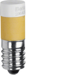 167802 - Lâmpada LED E10, amarelo, 230V HAGER EAN:4011334293774