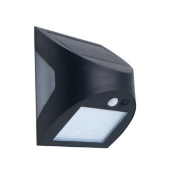 200210028 - Aplique solar LED Kolam com sensor de movimento e crepuscular 3W 4000K Preto