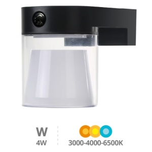 200210046 - LED LED LED LED Laconi Series Laconi avec mouvement et capteur crépusculaire 4W 3000 - 4000 - 6500K