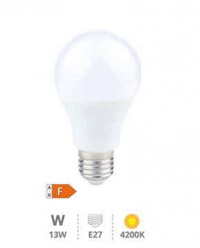 200601038 - 8433373056381Standard-LED-Glühbirne A60 13W E27 4200K