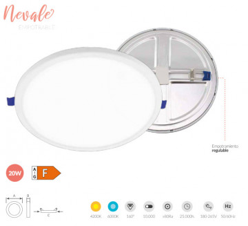 201095001 - 843337306846930W Ersatztreiber für Nevale Downlight Ref. 201000072 - 73
