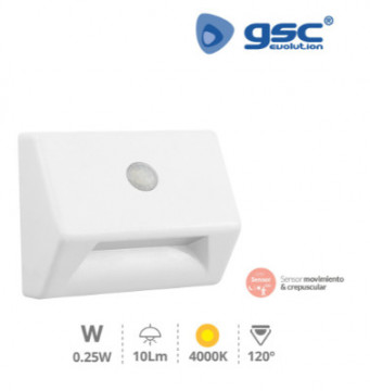 202800002 - 8433373046917 escaliers avec crépuscule et capteur de mouvement IP54 4000K