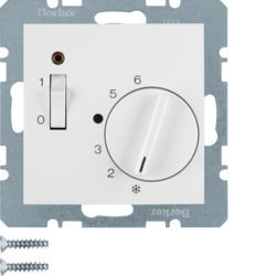 20318989 - S.1/B.x - término. 24V c/ ON/Apagado, blanco HAGER Ean:4011334309826