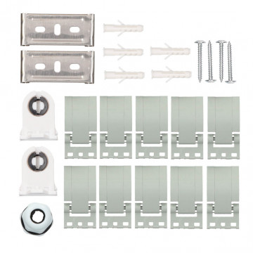 203215007 - 8433373072060Beutel mit 10 Clips, Schrauben und Haken für wasserdichte Bildschirme Art.-Nr. 203200014 - 15 - 16 - 17 - 18 - 19