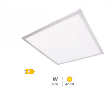 203400010 - 8433373060920Einbaupanel LED Sabha 40W 4200K Ultradünn Nickel