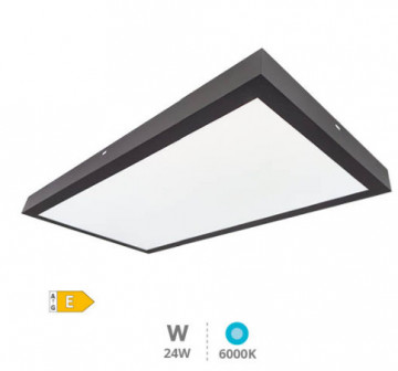 203405028 - Panel retroiliminado de superficie KISONGO LED 24W 6000K 60x30cms Negro