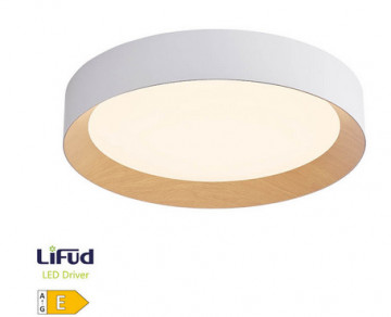 203605085 - 8433373069299plafon LED Peranka 42W 4000K blanc + effet bois
