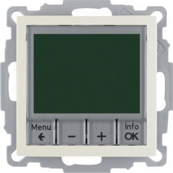 20448982 - S.1/B.X - Programmable thermostat, Hager Ean Cream: 4011334354697