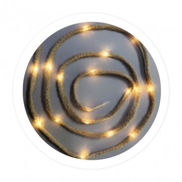 204690037 - 8433373074361Guirlanda de cadena LED 1,9M de luz cálido