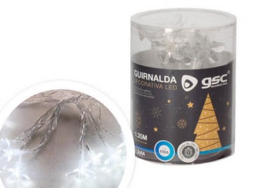 204805011 - 8433373064652Flores LED transparentes 1,35M luz fria