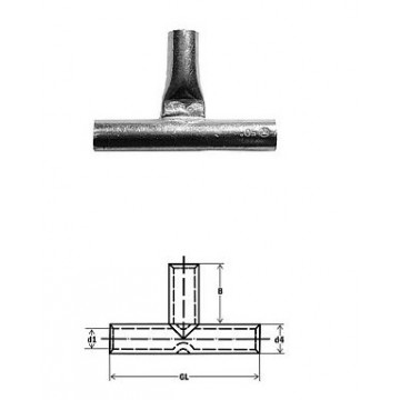 291332 - Conector T estanhado 2,5 mm² 1uni